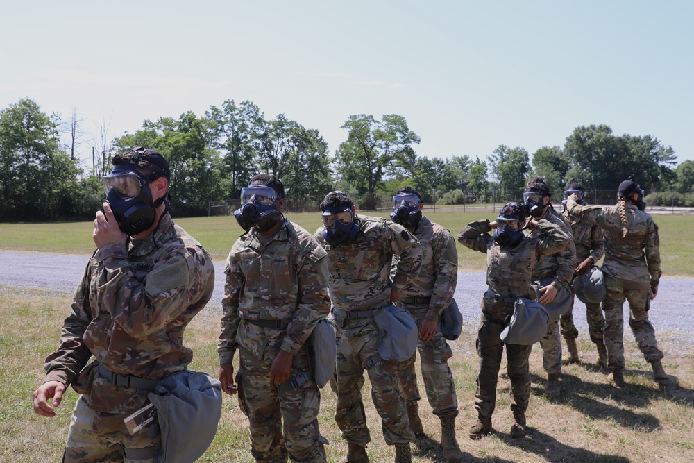 28th ECAB conduct gas chamber training