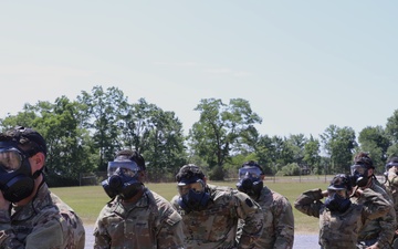 28th ECAB conduct gas chamber training