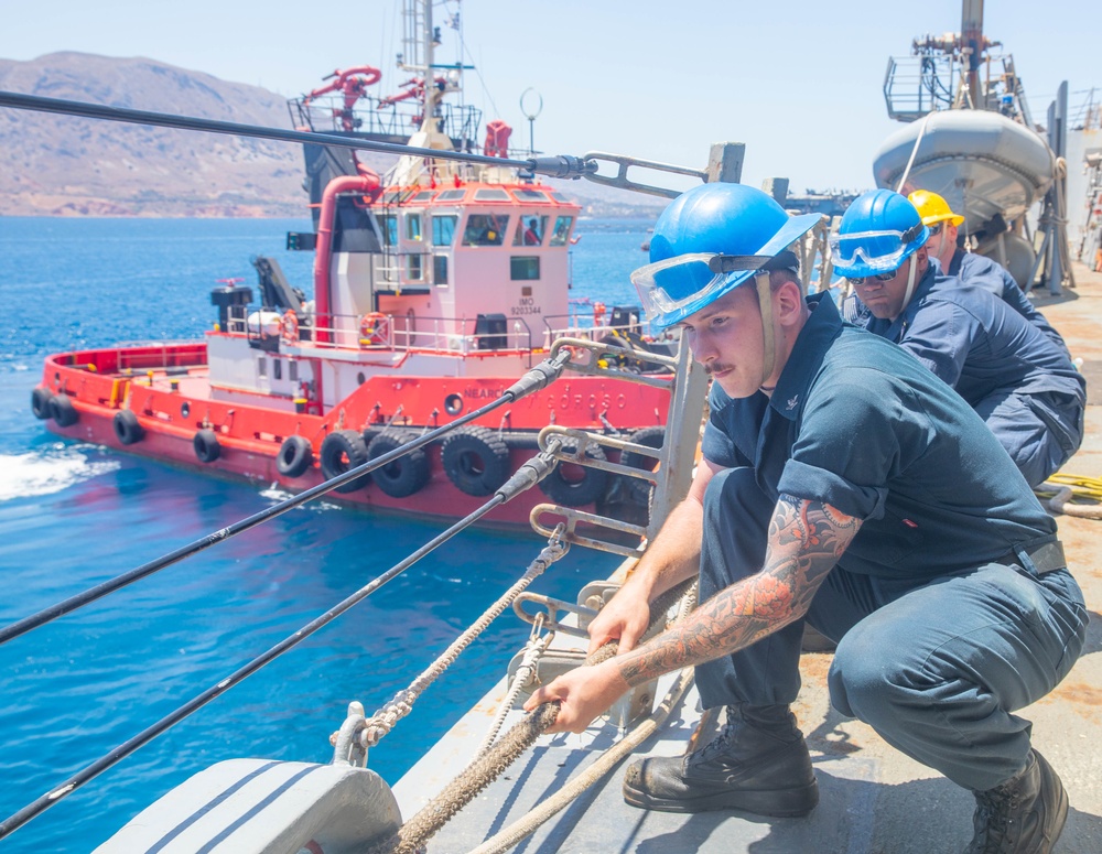 Gravely Arrives in Souda Bay