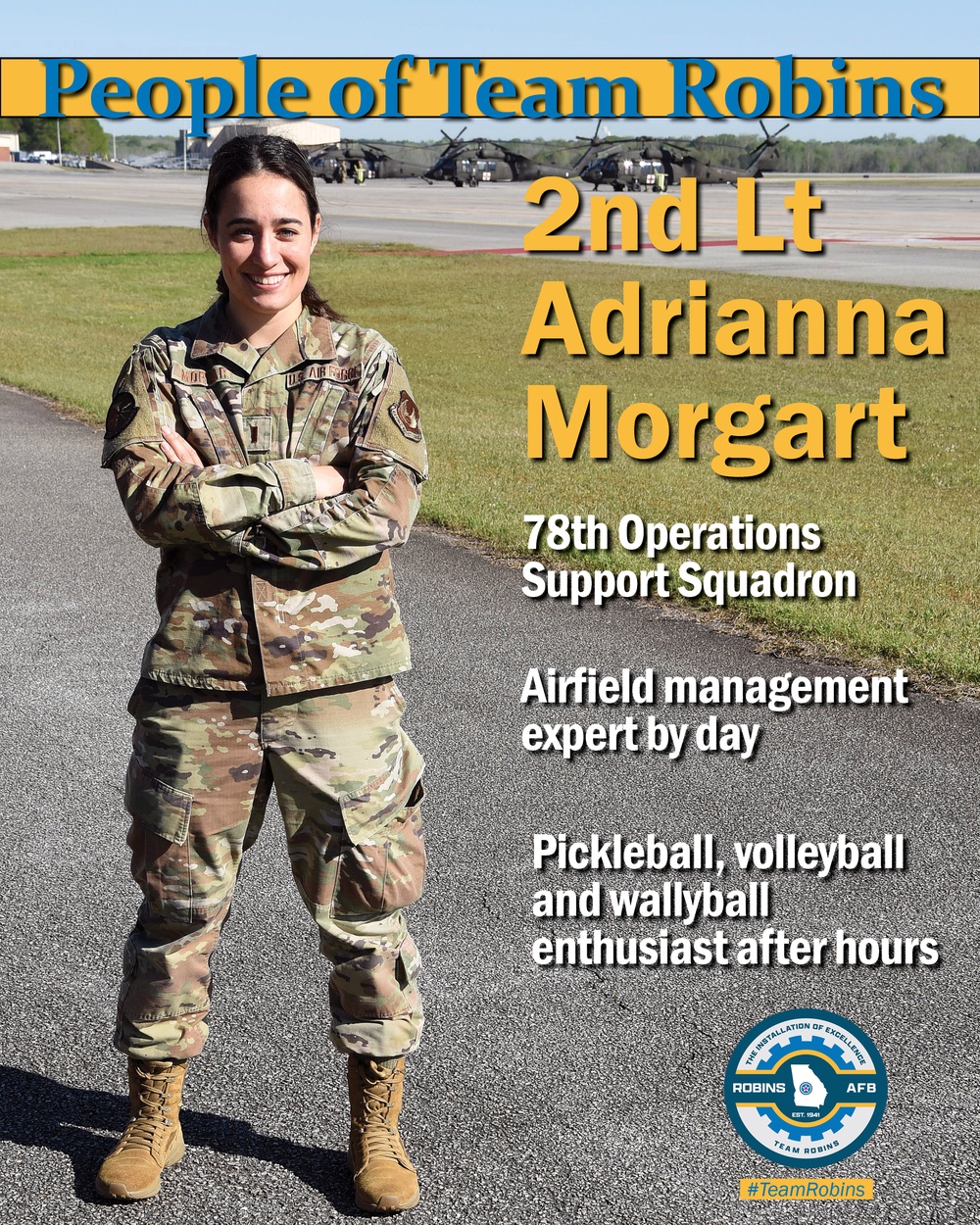 People of Team Robins: 2nd Lt. Adrianna Morgart