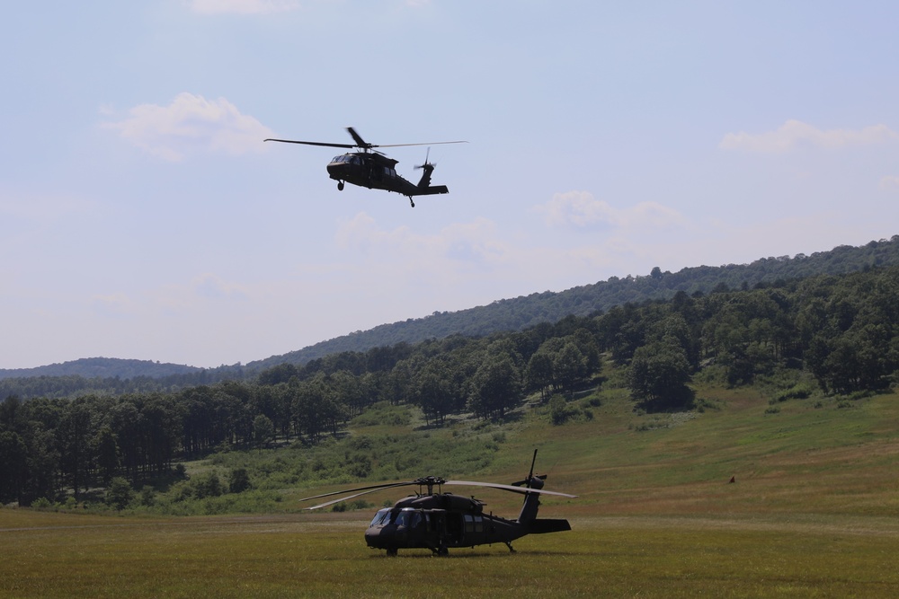 28th ECAB conduct aerial gunnery