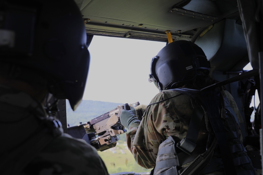 28th ECAB conduct aerial gunnery