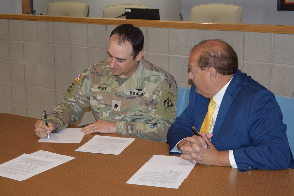 USACE Philly District and Delran Township sign study agreement