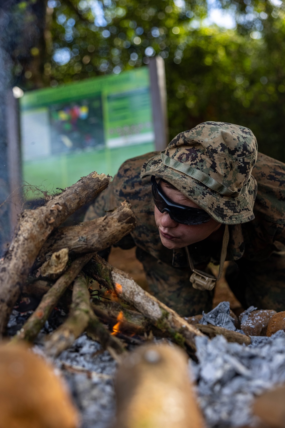 U.S. Marines rehearse route reconnaissance during Marara 24