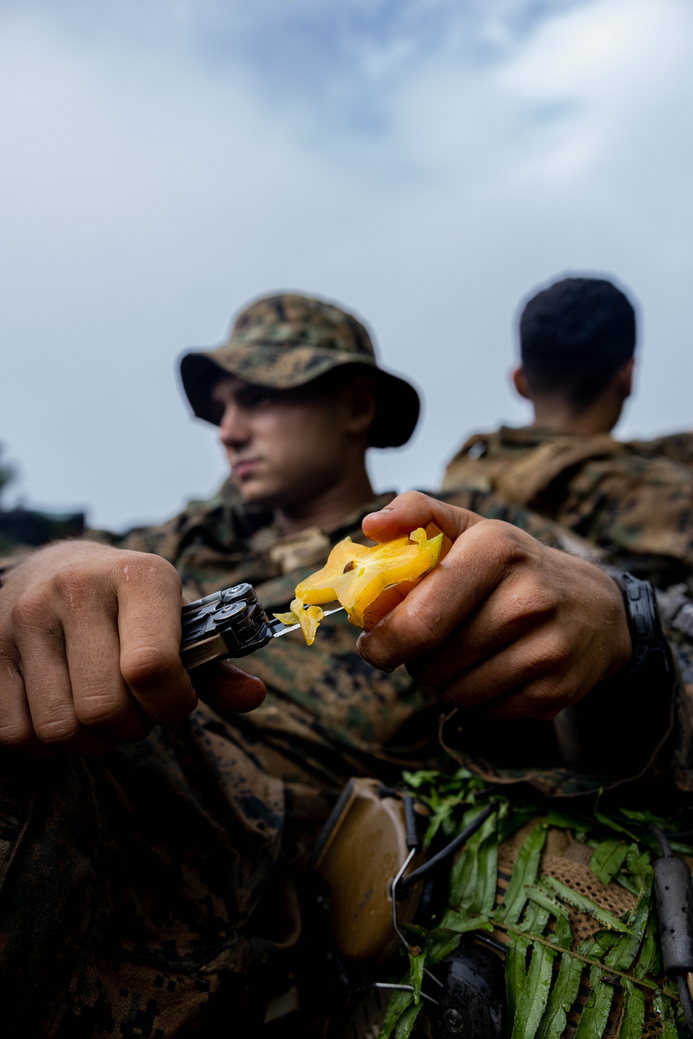 U.S. Marines rehearse route reconnaissance during Marara 24