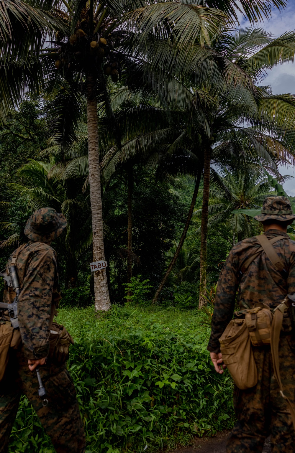 U.S. Marines rehearse route reconnaissance during Marara 24