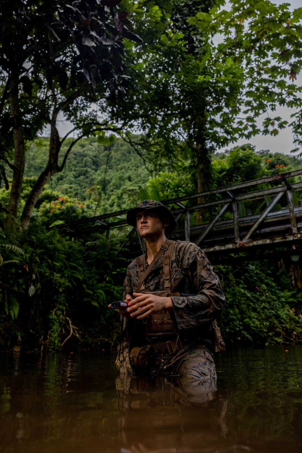 U.S. Marines rehearse route reconnaissance during Marara 24