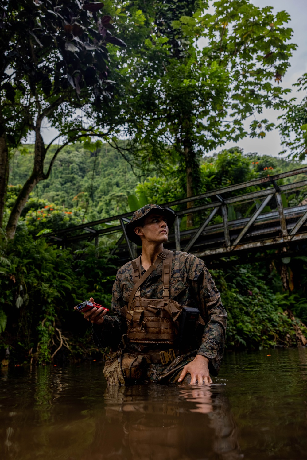 U.S. Marines rehearse route reconnaissance during Marara 24