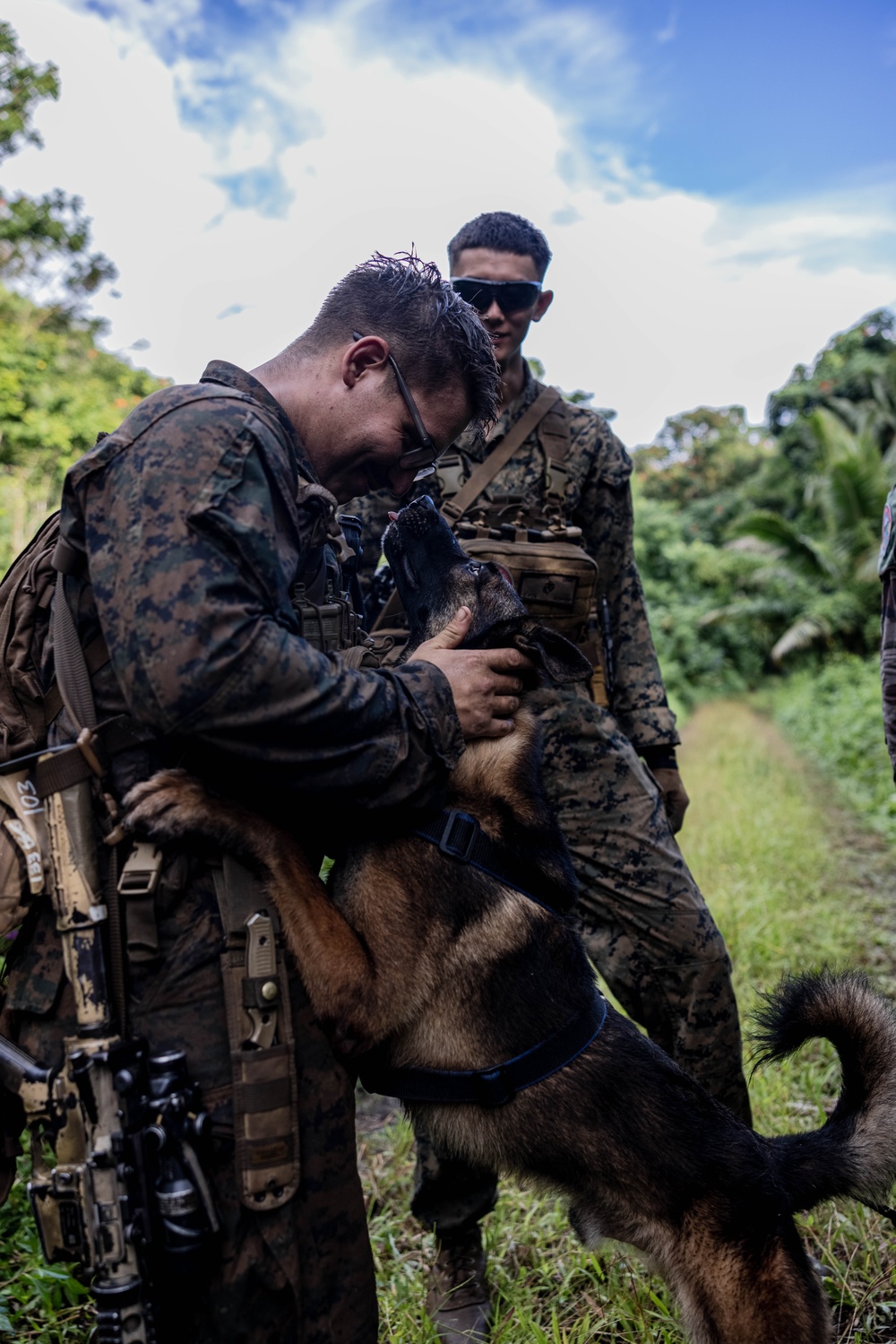 U.S. Marines rehearse route reconnaissance during Marara 24