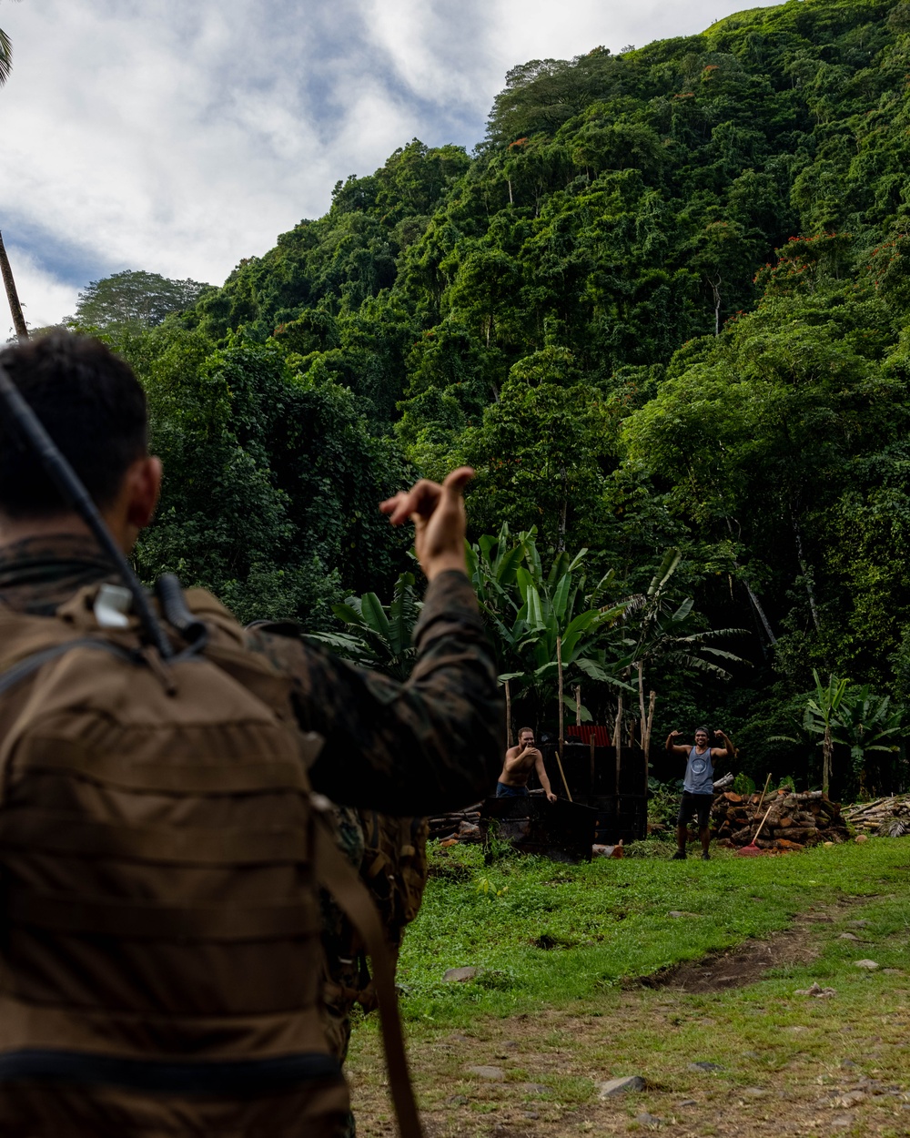 U.S. Marines rehearse route reconnaissance during Marara 24