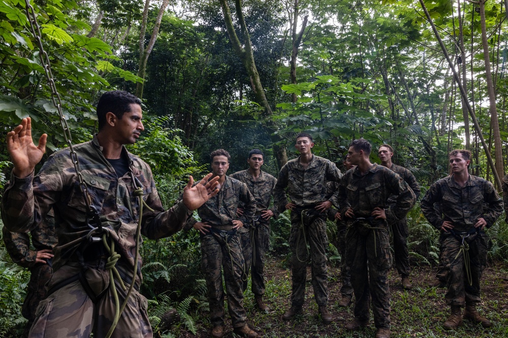 U.S. Marines complete commando course during Marara 24