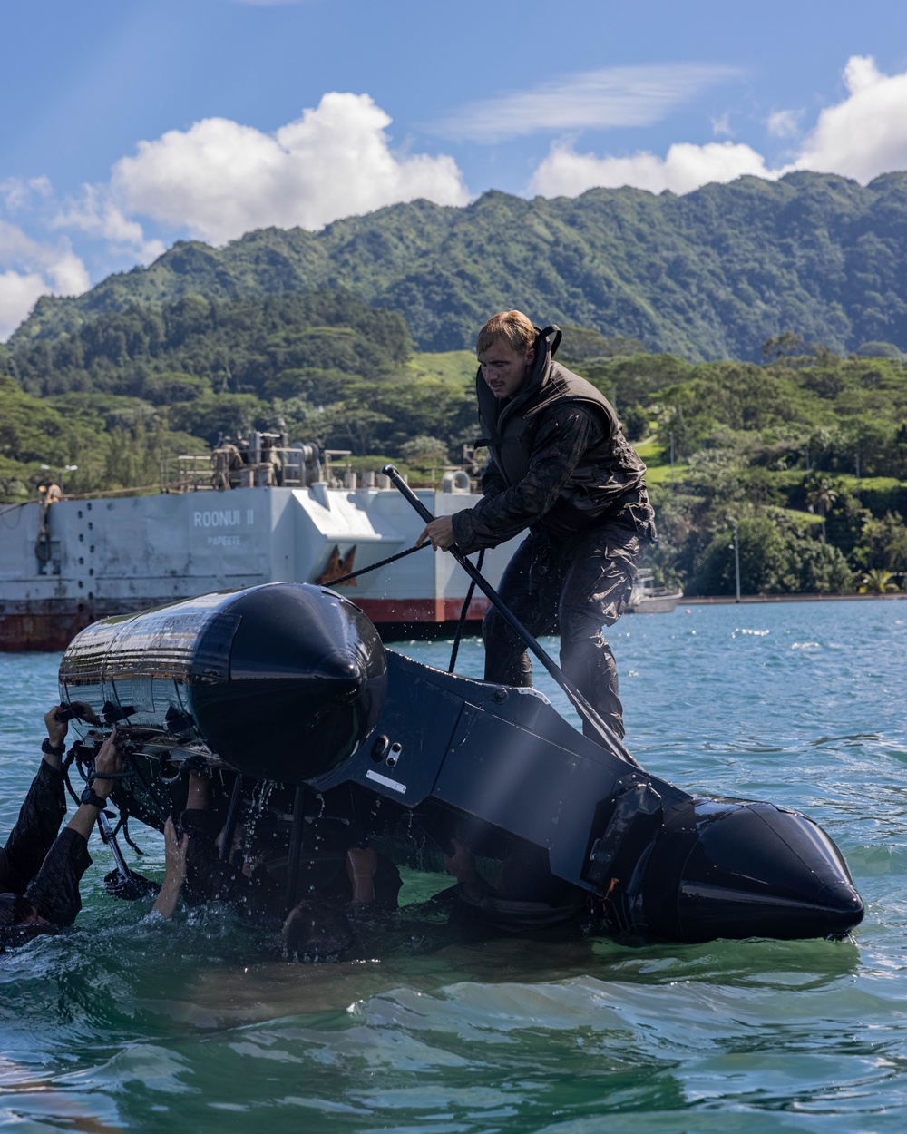 U.S. Marines complete commando course during Marara 24