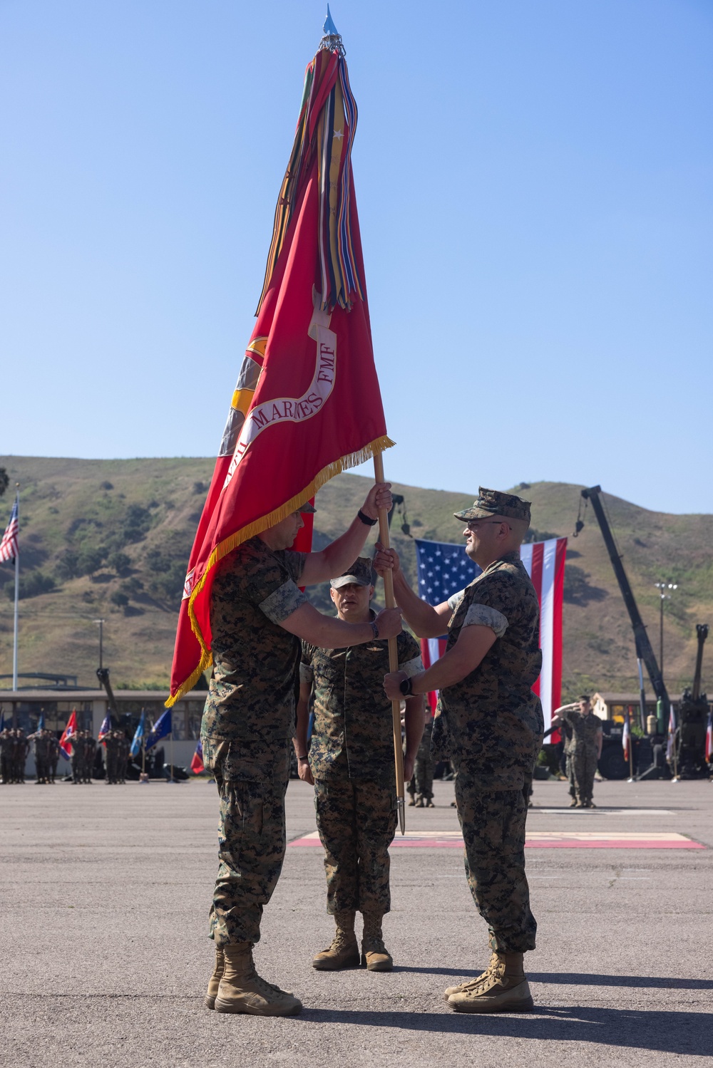 2nd Bn., 11th Marines holds change of command ceremony