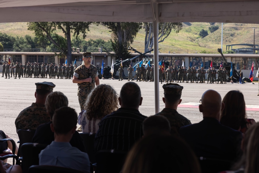 2nd Bn., 11th Marines holds change of command ceremony