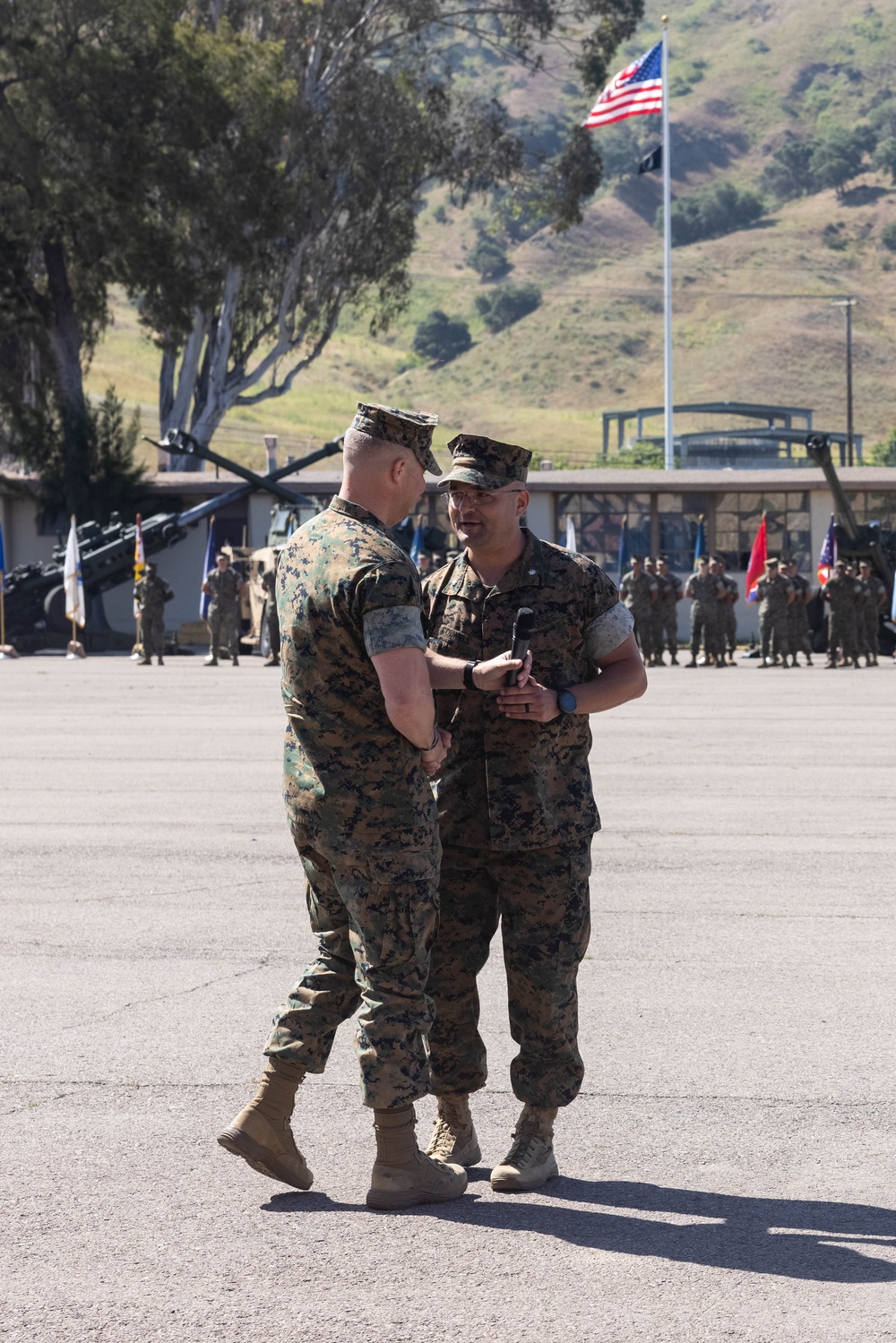 2nd Bn., 11th Marines holds change of command ceremony