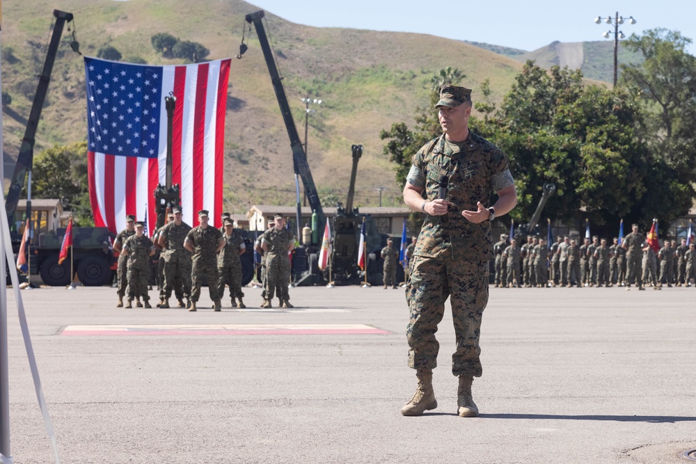 2nd Bn., 11th Marines holds change of command ceremony