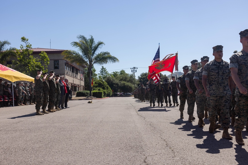 2nd Bn., 11th Marines holds change of command ceremony