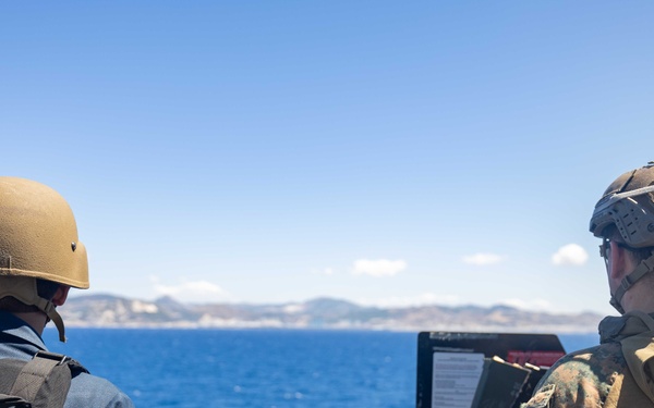 USS Oak Hill Transits the Strait of Gibraltar