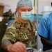 American and Chadian military medical professionals work to treat Chadian pediatric patient injuries from June 18 ammunition depot blast