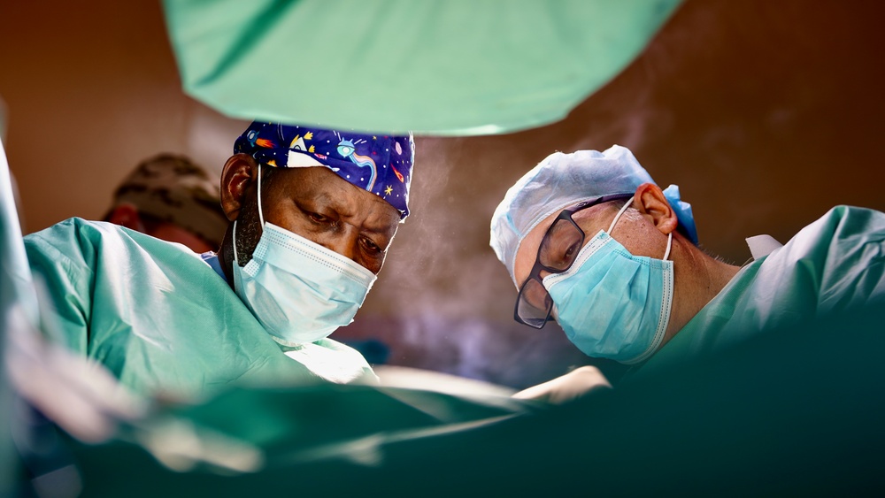 American and Chadian surgeons work to treat Chadian pediatric patient injuries from June 18 ammunition depot blast