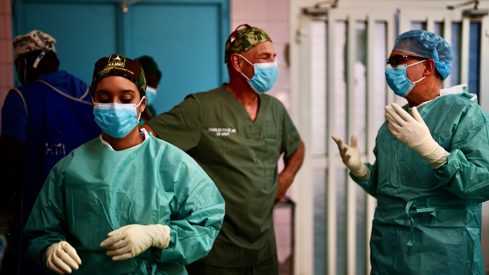 American and Chadian surgeons work to treat Chadian pediatric patient injuries from June 18 ammunition depot blast