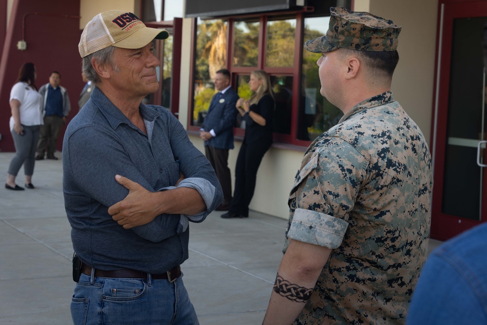 Mike Rowe visits Camp Pendleton