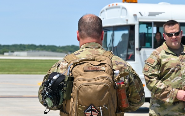 155th Air Refueling Wing deployers return