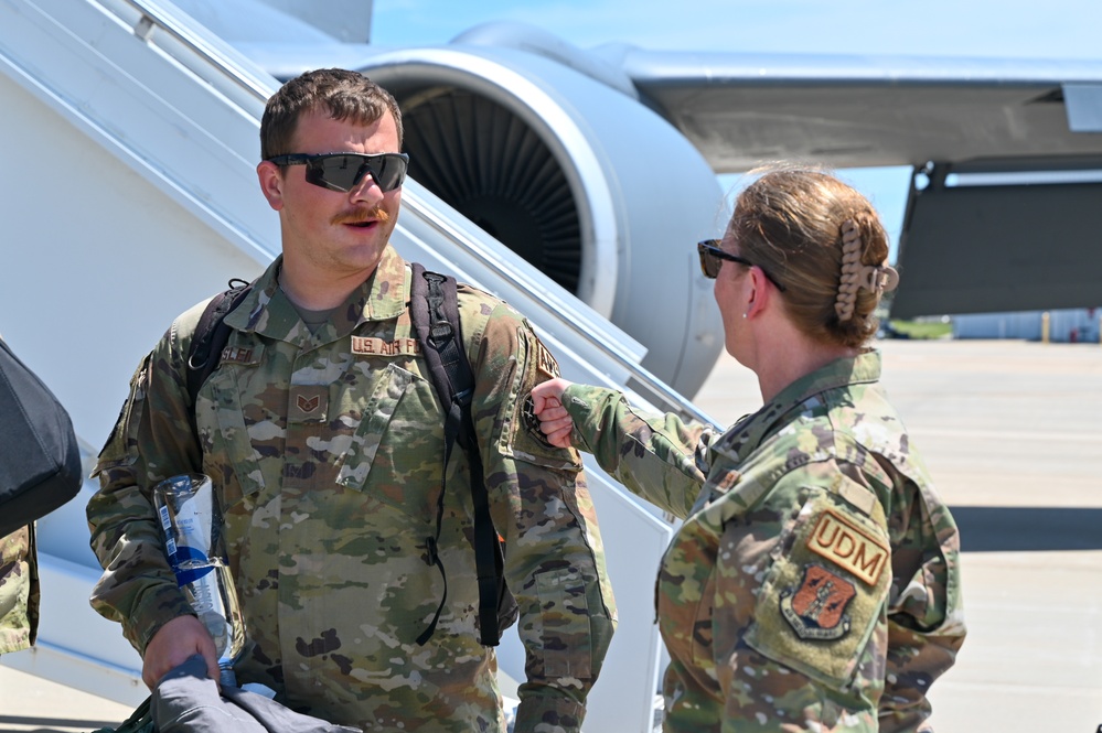 155th Air Refueling Wing deployers return