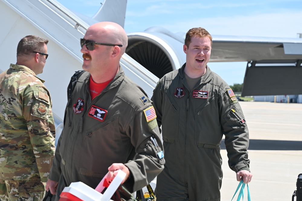 155th Air Refueling Wing deployers return