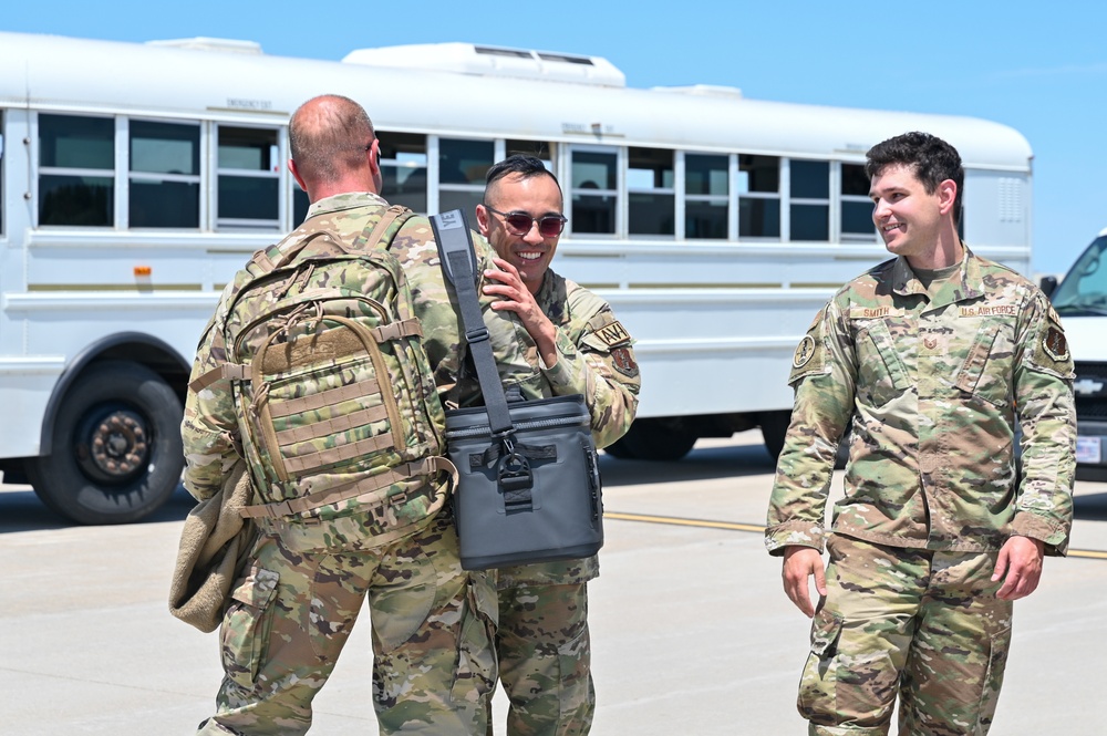 155th Air Refueling Wing deployers return