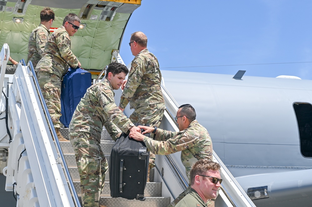 155th Air Refueling Wing deployers return