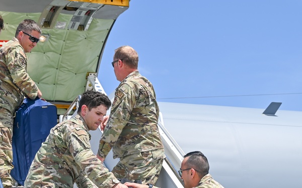 155th Air Refueling Wing deployers return