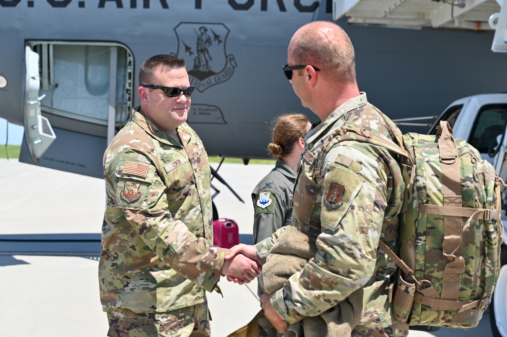 155th Air Refueling Wing deployers return