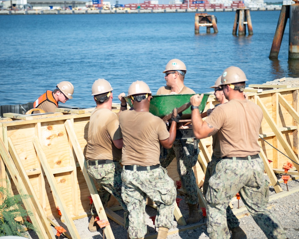 NMCB 133 Conducts Homeport Operations