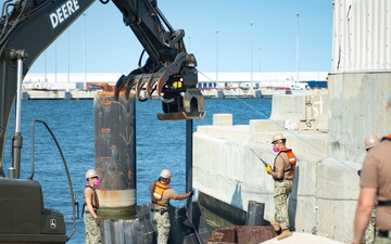 NMCB 133 Certifies in Waterfront Construction