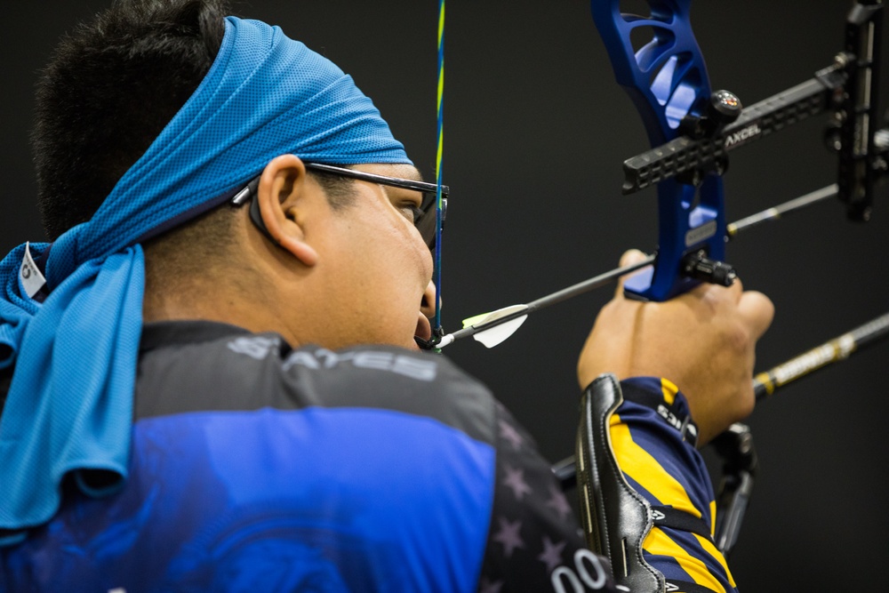 2024 DoD Warrior Games Athletes Nock, Aim, And Continue to Fly on Journeys of Recovery with Adaptive Archery