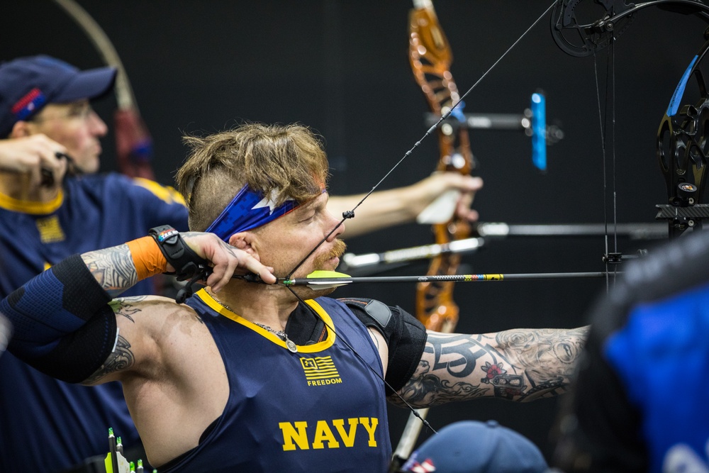 2024 DoD Warrior Games Athletes Nock, Aim, And Continue to Fly on Journeys of Recovery with Adaptive Archery