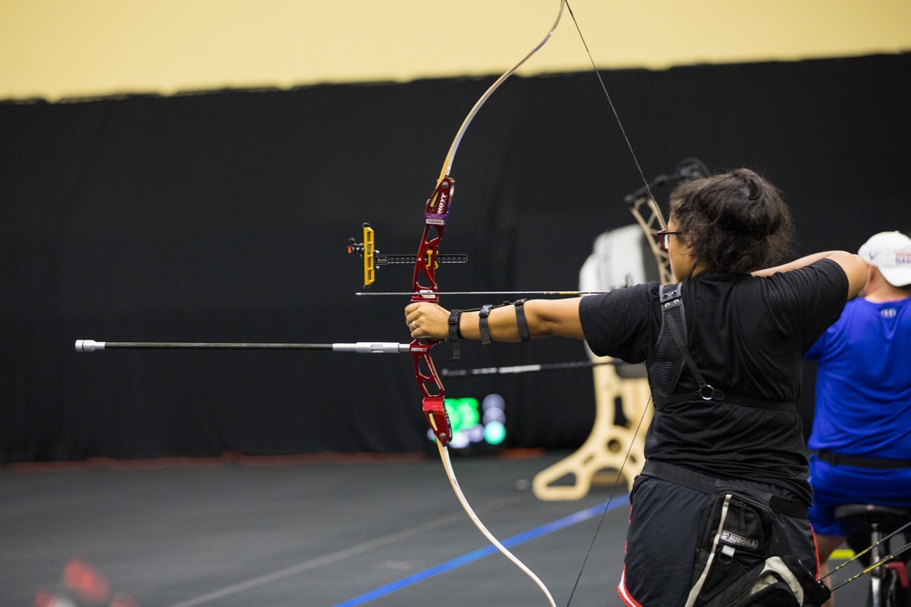 2024 DoD Warrior Games Athletes Nock, Aim, And Continue to Fly on Journeys of Recovery with Adaptive Archery