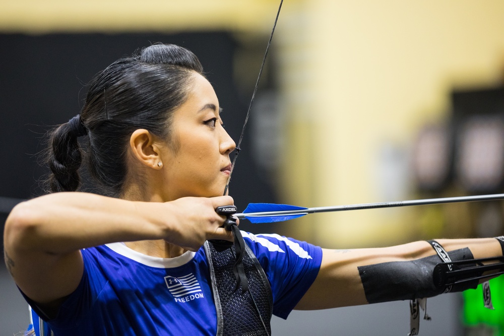 2024 DoD Warrior Games Athletes Nock, Aim, And Continue to Fly on Journeys of Recovery with Adaptive Archery