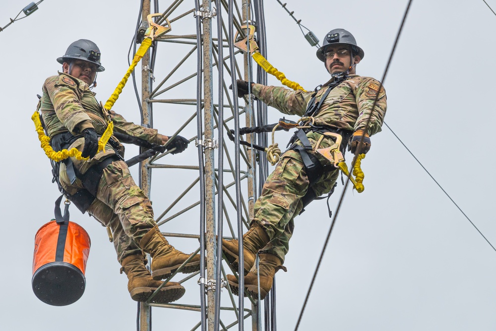 627th CS Cable and Antenna Airmen prepare the wing to win