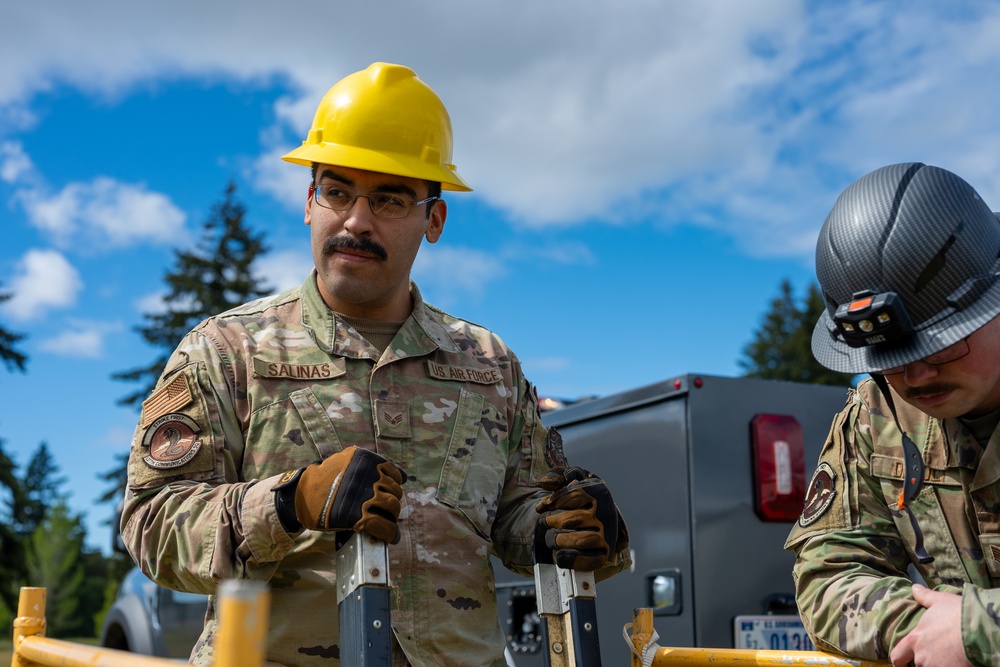 627th CS Cable and Antenna Airmen prepare the wing to win