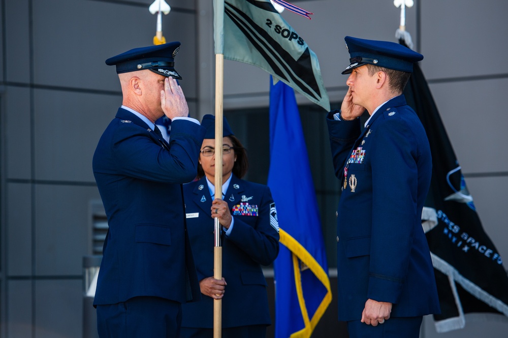 2nd Space Operations Squadron Change of Command