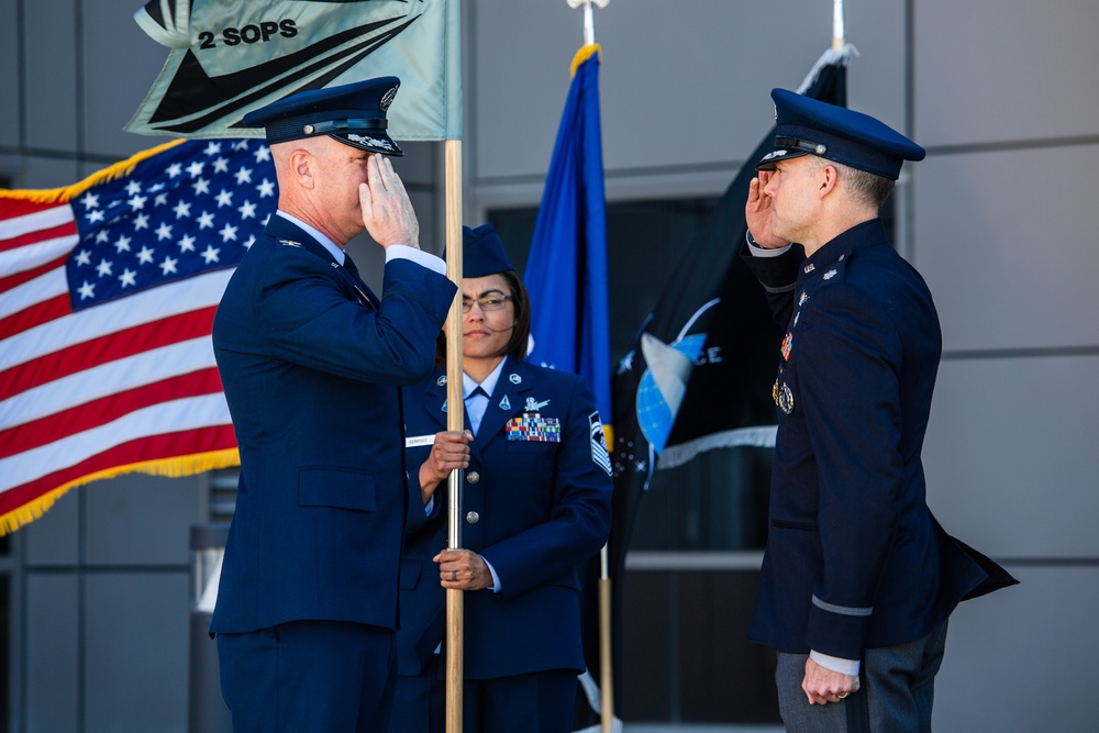 2nd Space Operations Squadron Change of Command