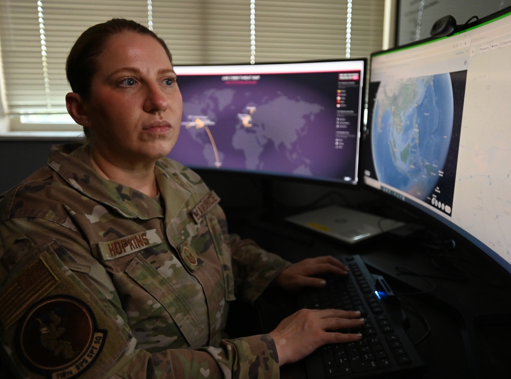 Master Sgt. Danielle Hopkins, 118th Wing Analyst