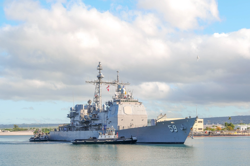 DVIDS - Images - USS Princeton (CG 59) Arrives at Pearl Harbor for ...