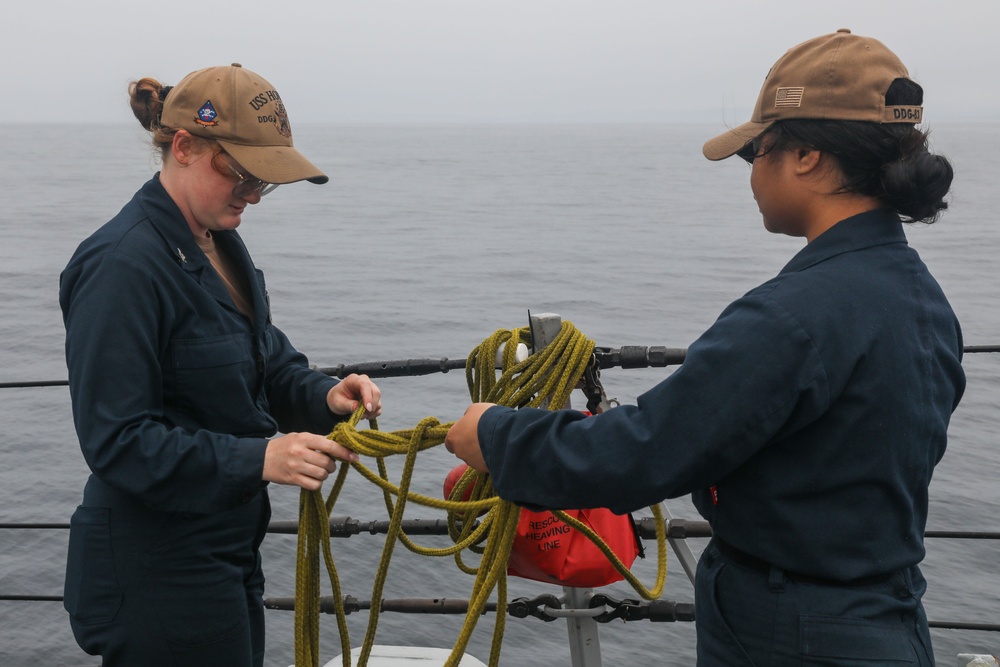 Dvids - Images - Sailors Aboard The Uss Howard Conduct A Sea And Anchor 