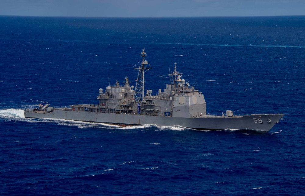 USS Princeton (CG 59) Transits to Pearl Harbor for RIMPAC 2024