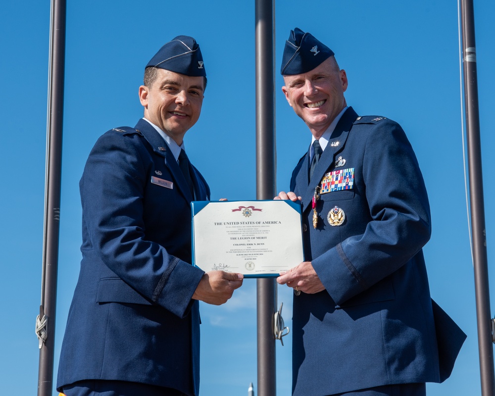 673d Mission Support Group hosts change of command ceremony