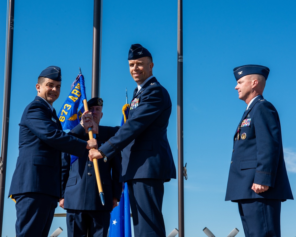 673d Mission Support Group hosts change of command ceremony