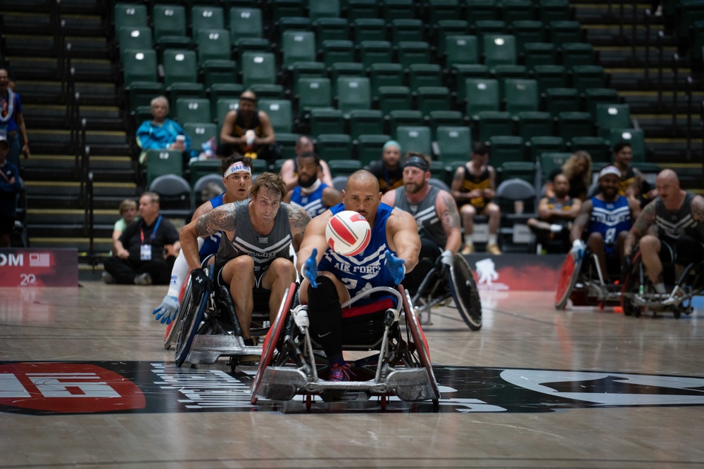 2024 Warrior Games | Wheelchair Rugby | Team Air Force | SMSgt Brian Williams